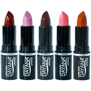 رژ لب جامد دایانا مدل Long Stay کد 24 مجموعه 5 عددی