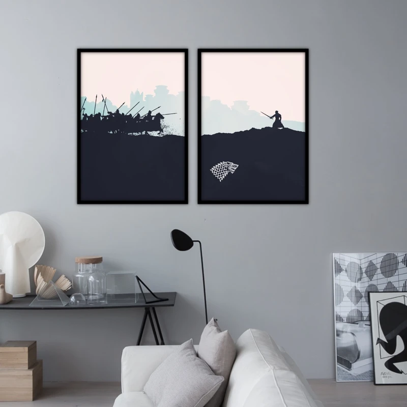 تابلو 2 تکه هوم آرت مدل HAT2012