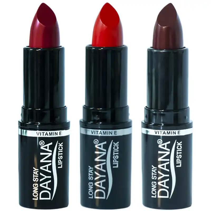 رژ لب جامد دایانا مدل Long Stay کد 28 مجموعه 3 عددی