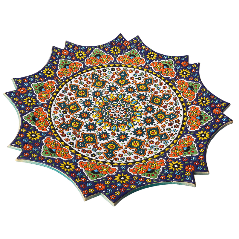 بشقاب میناکاری گالری رجایی کد 1010003103