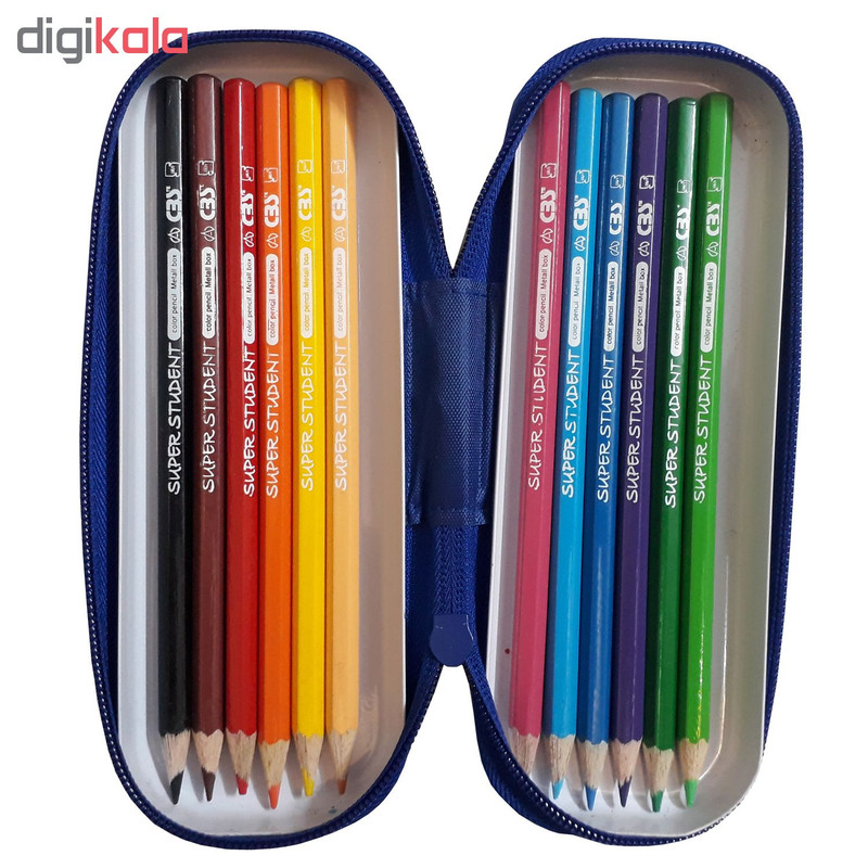 مداد رنگی ۱۲ رنگ سی بی اس مدل 920