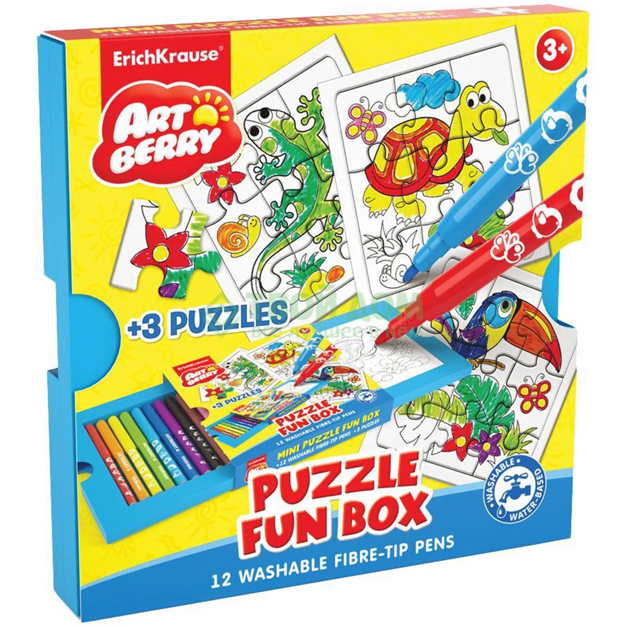 بسته رنگ آمیزی اریک کراوزه مدل Puzzle Fun Box