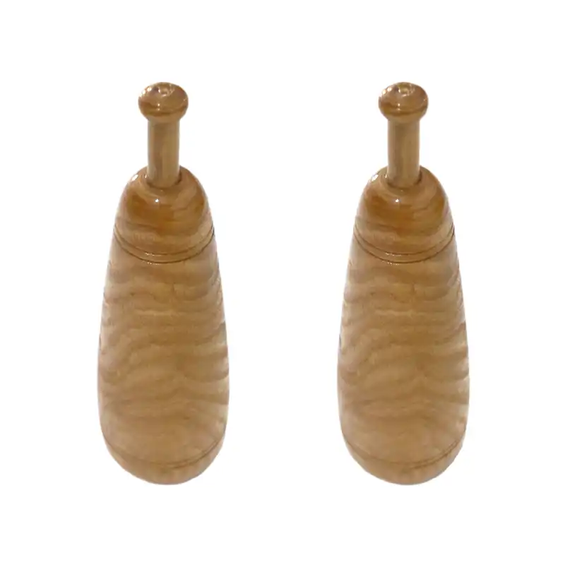 ماکت چوبی طرح میل زورخانه کد Am-Kh-M-01 بسته دو عددی