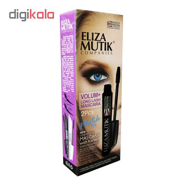 ریمل الیزاموتیک مدل volume & long lashes بسته 2 عددی