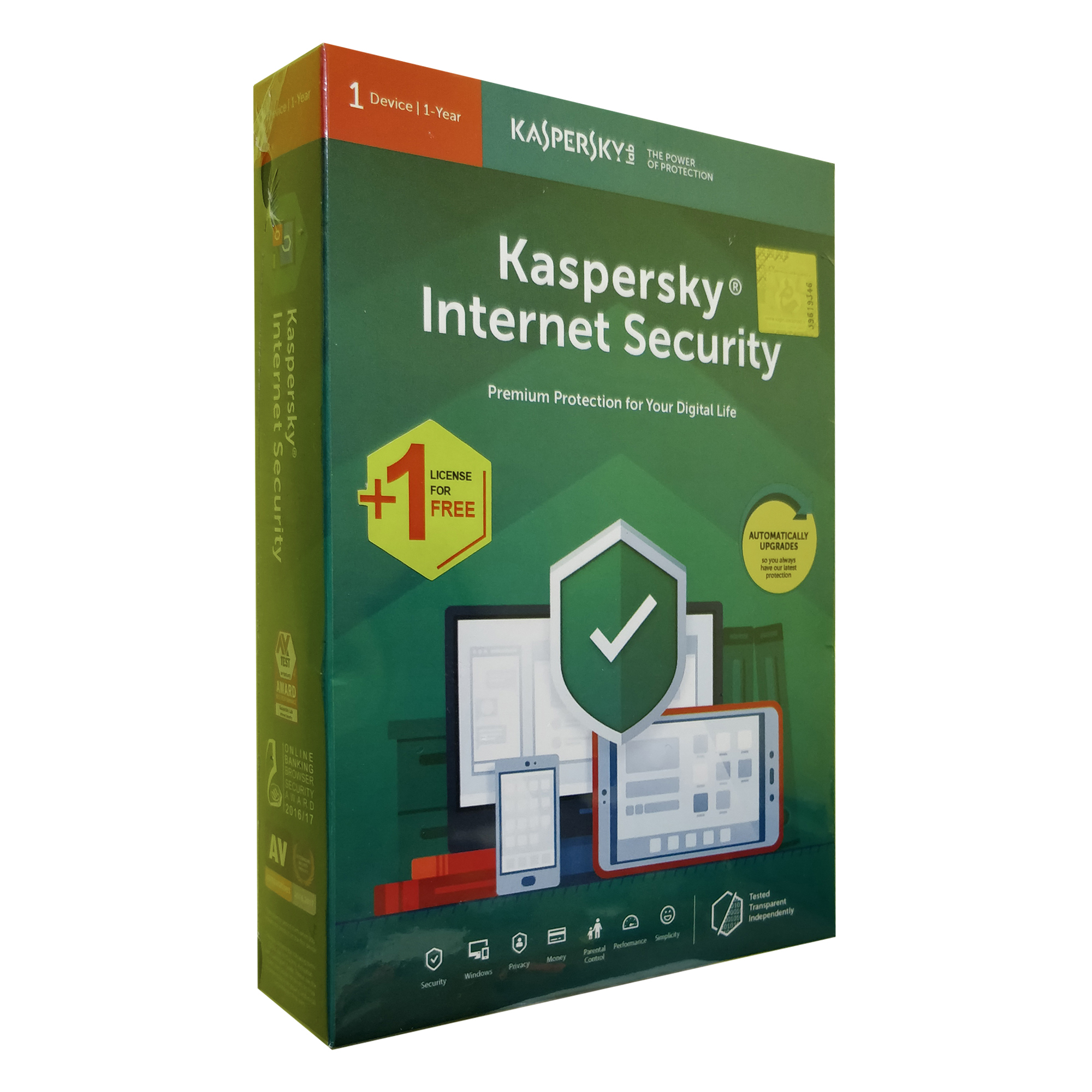نرم افزار امنیتیInternet Security کسپرسکی لب نسخه آی اس پی 2019 1+1 کاربره 1 ساله