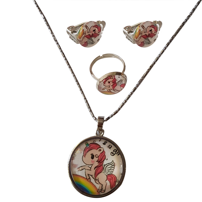 ست دخترانه طرح یونیکورن کد A-Y-1