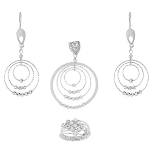 نیم ست نقره زنانه اکنو کد OK4033