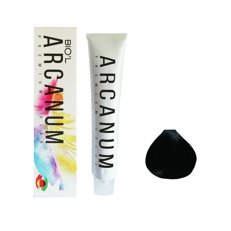 رنگ مو بیول مدل Arcanum شماره A1 1/1 حجم 120 میلی لیتر رنگ مشکی پر کلاغی