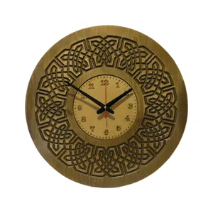 ساعت دیواری آسوریک مدل 12 گره منبت