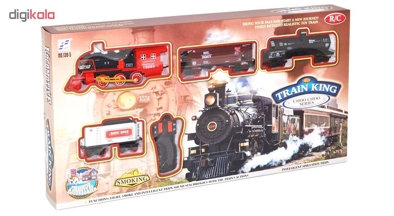 قطار بازی کنترلی مدل Train King کد 5-138