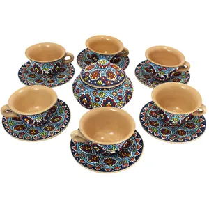 سرويس چای خوری دست نگار کد 08-13 مجموعه 3 عددي