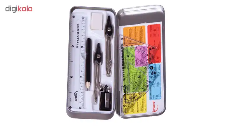 بسته لوازم التحریر مپد مدل پرگار اسنشیال مجموعه 9 عددی