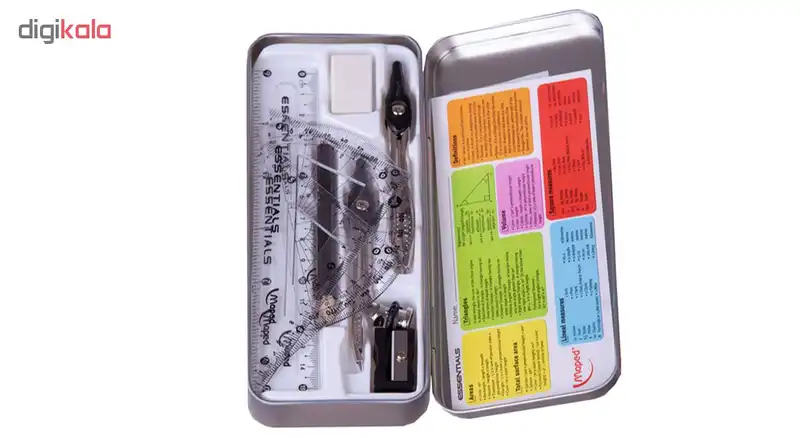 بسته لوازم التحریر مپد مدل پرگار اسنشیال مجموعه 9 عددی