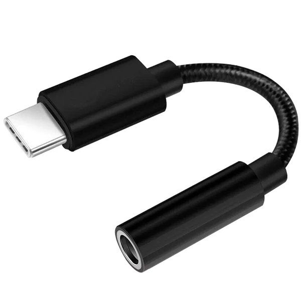مبدل USB-C به جک 3.5 میلی متری مدل Digi-2 طول 0.12 متر