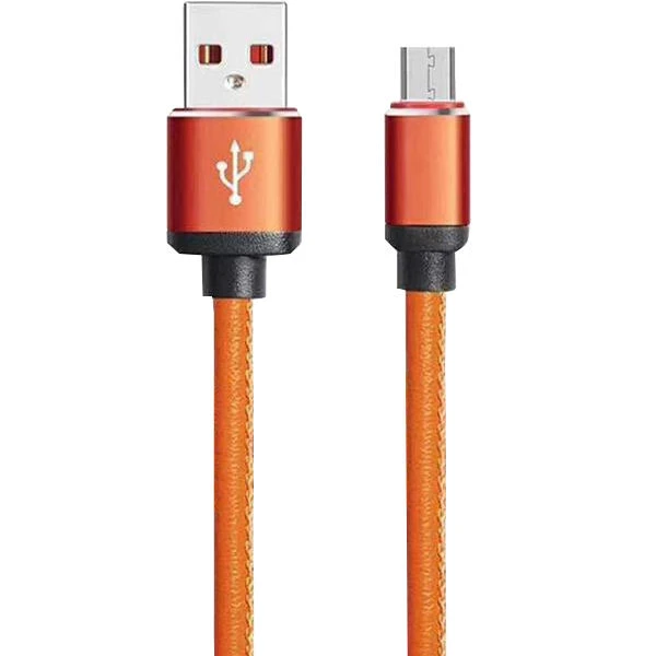 کابل تبدیل USB به microUSB مدل pu-30 طول 0.25 متر
