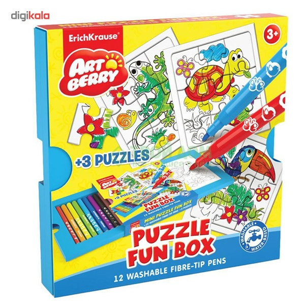 بسته رنگ آمیزی اریک کراوزه مدل Puzzle Fun Box