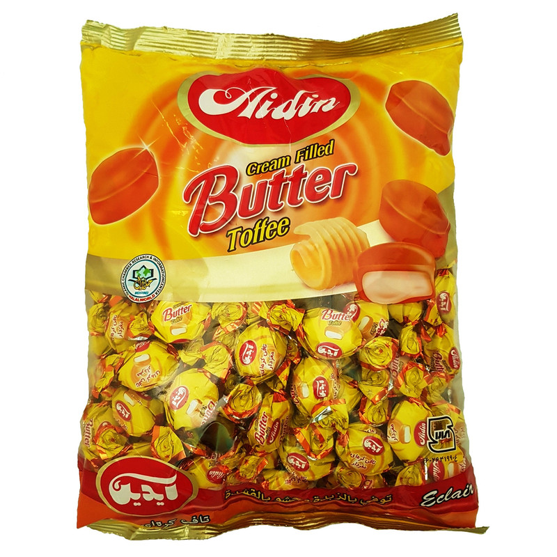 تافی کره ای مغزدار آیدین  مقدار 1 کیلوگرم