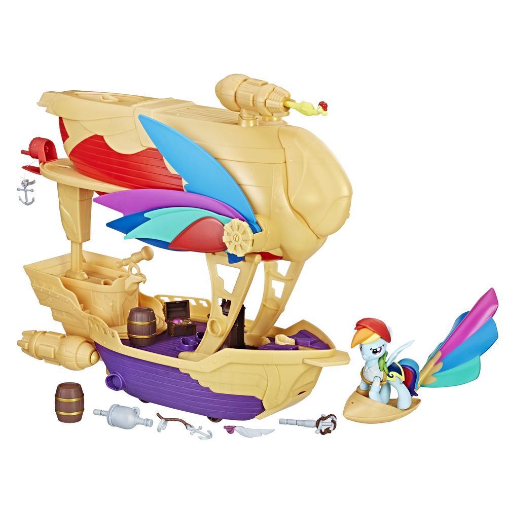 کشتی هاسبرو طرح مای لیتل پونی سری The Movie مدل Pirate Airship C1059