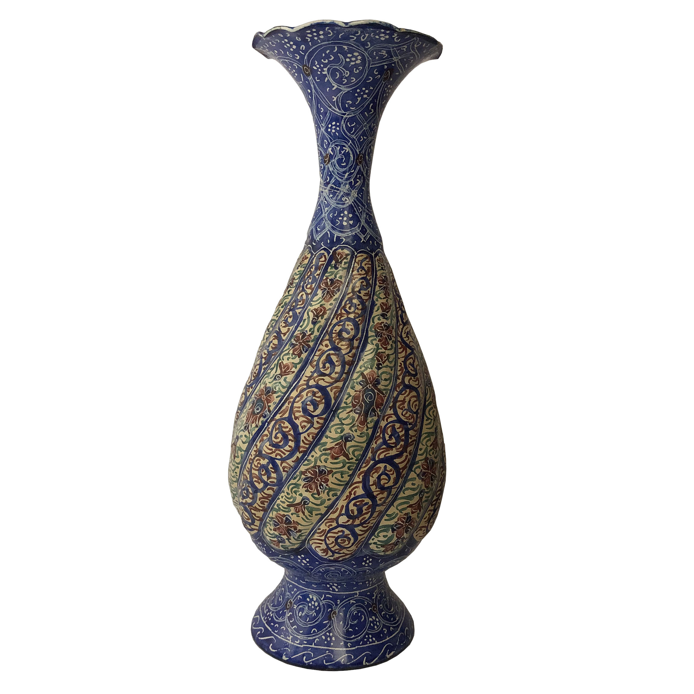 گلدان میناکاری مسی کد 79971