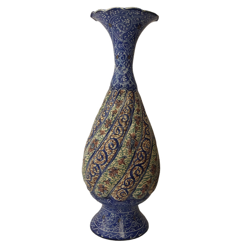 گلدان میناکاری مسی کد 79971