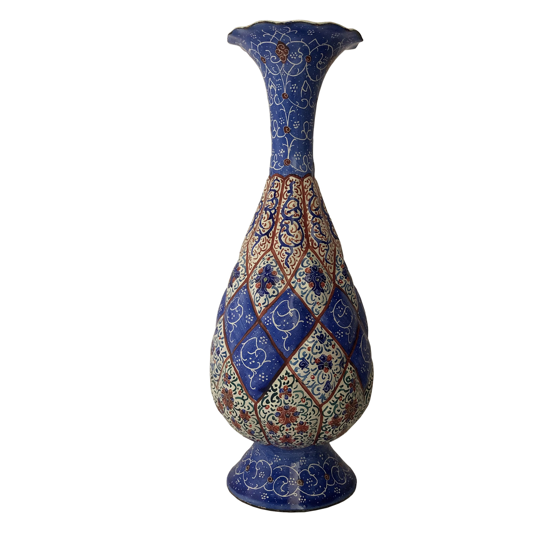 گلدان میناکاری مسی کد 1103 