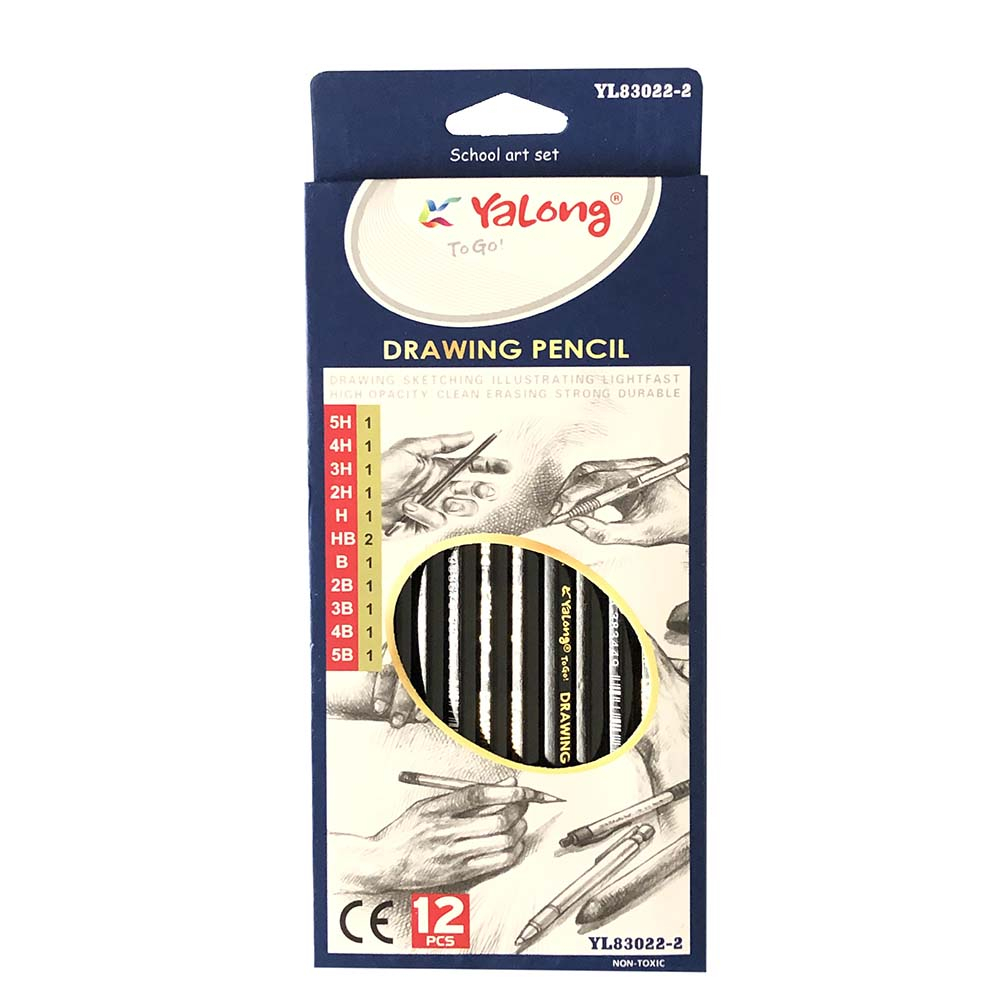 مداد طراحی یالونگ مدل YL83022-2 بسته 12 عددی 