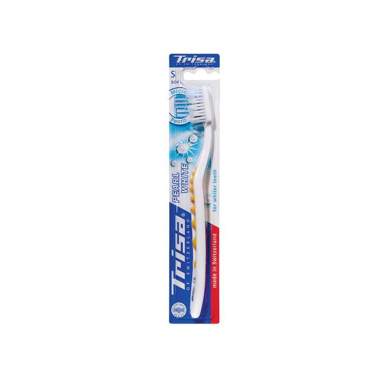 مسواک تریزا مدل Pearl White با برس نرم