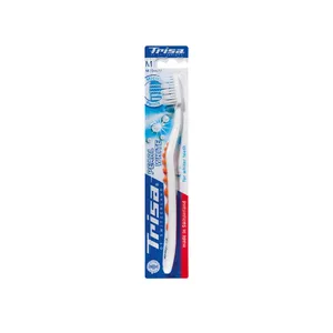 Trisa Pearl White Medium Toothbrush