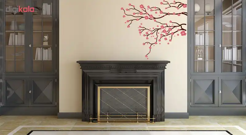 استیکر دیواری ژیوار طرح شاخه های گل