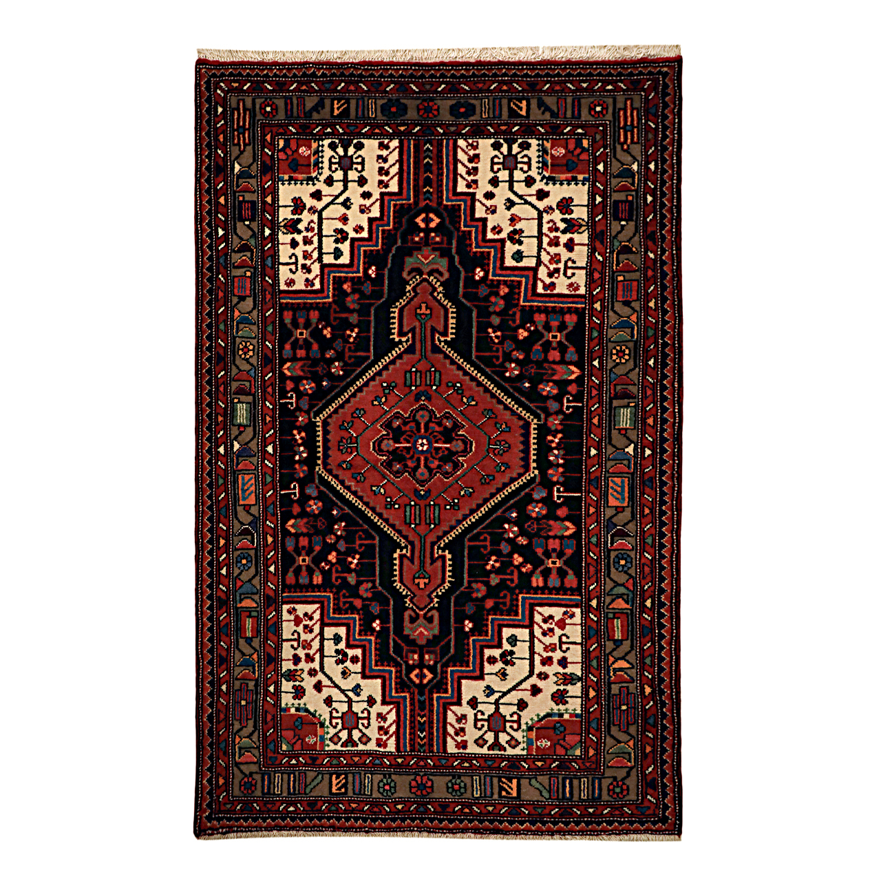 فرش دستباف دو متری گالری نور کد H1861	