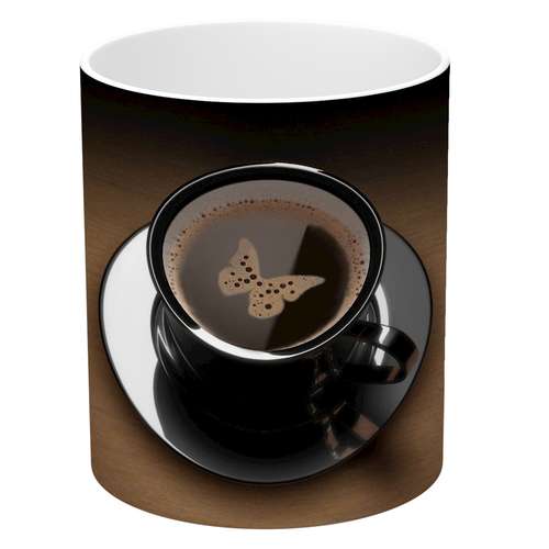 ماگ طرح فنجان قهوه مدل NI725