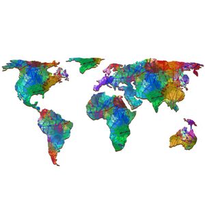 نقد و بررسی استیکر ژیوار مدل Abstract colors map توسط خریداران
