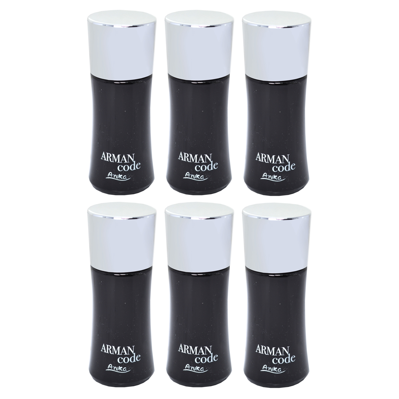 عطر جیبی مردانه آنیکا مدل Arman code حجم 30 میلی‌لیتر مجموعه 6 عددی