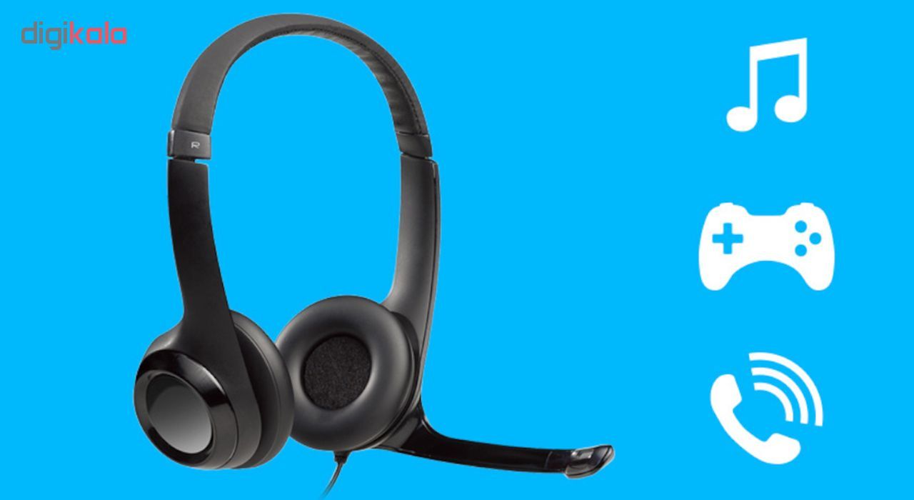 هدفون لاجیتک مدل H390 -  - 8