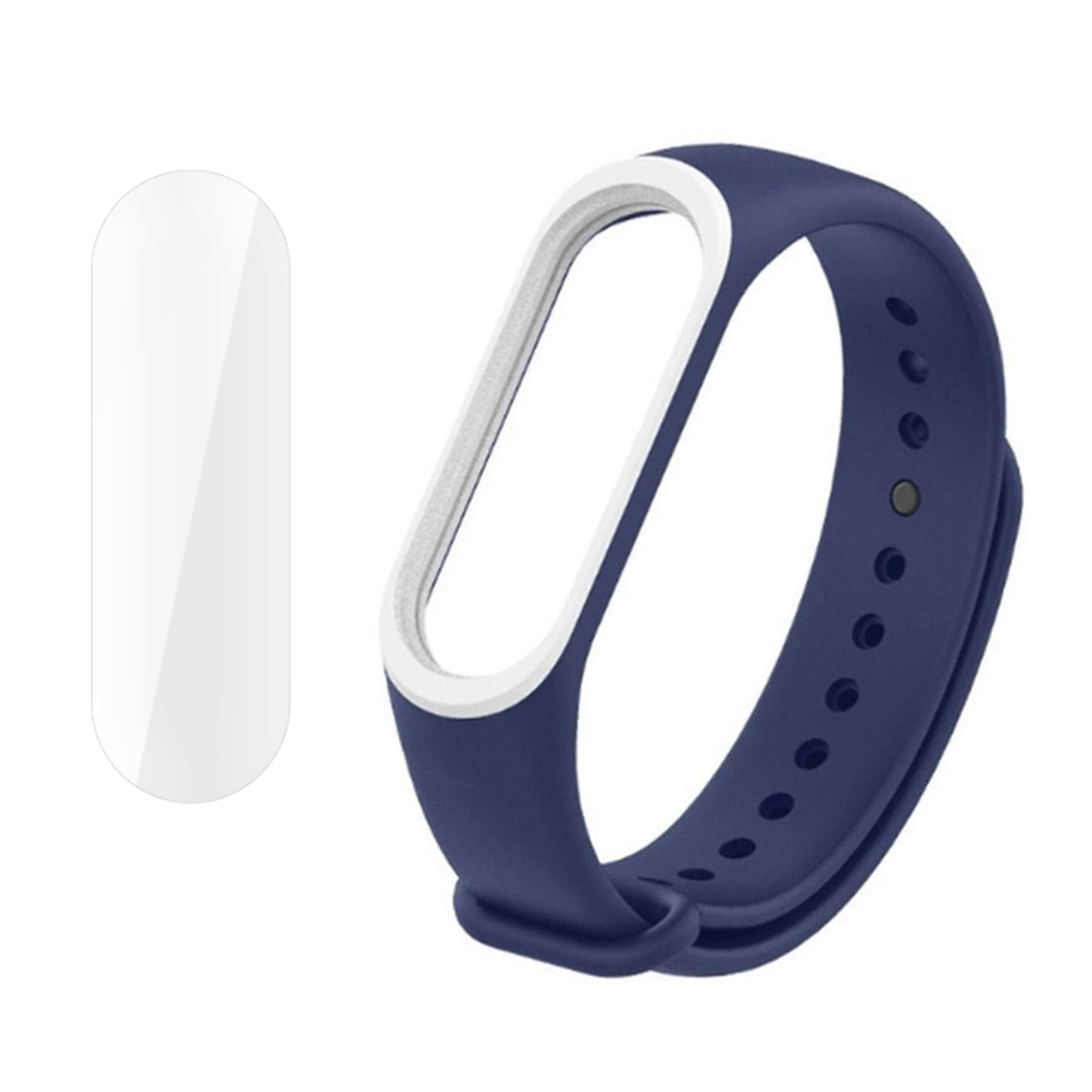 بند سومگ مدل SMG-K3 مناسب برای مچ بند هوشمند شیائومی Mi Band 4 به همراه محافظ صفحه نمایش