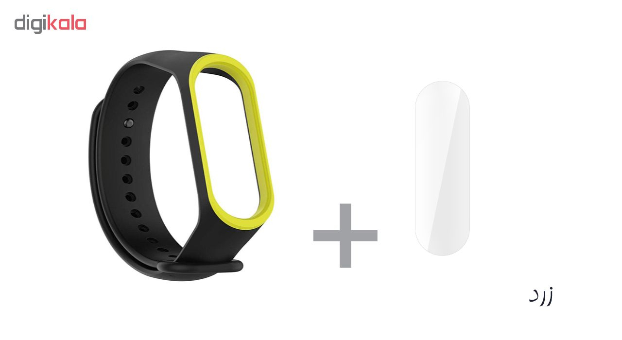 بند سومگ مدل SMG-K3 مناسب برای مچ بند هوشمند شیائومی Mi Band 4 به همراه محافظ صفحه نمایش