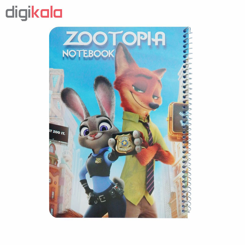 دفتر مشق 50 برگ اورین طرح zootopia مدل 201 دفتر مشق 50 برگ اورین طرح zootopia مدل 201