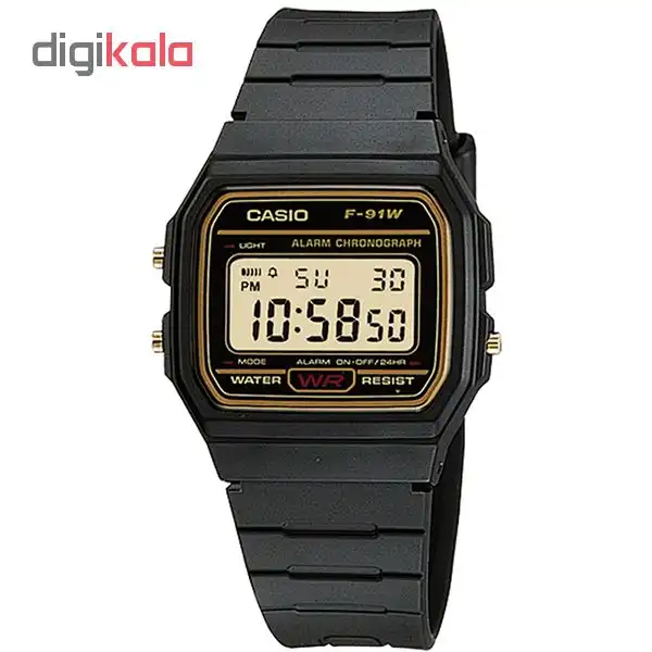 ساعت مچی دیجیتال کاسیو کد F-91WG-9D
