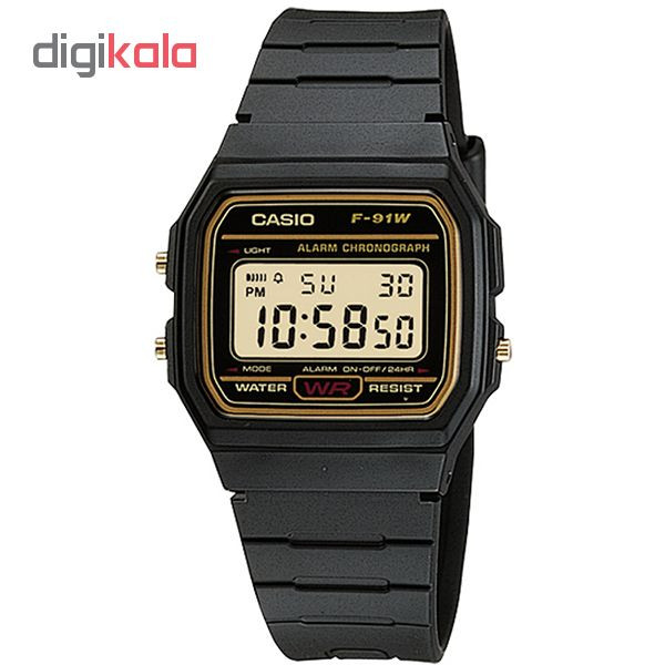 ساعت مچی دیجیتال کاسیو کد F-91WG-9D
