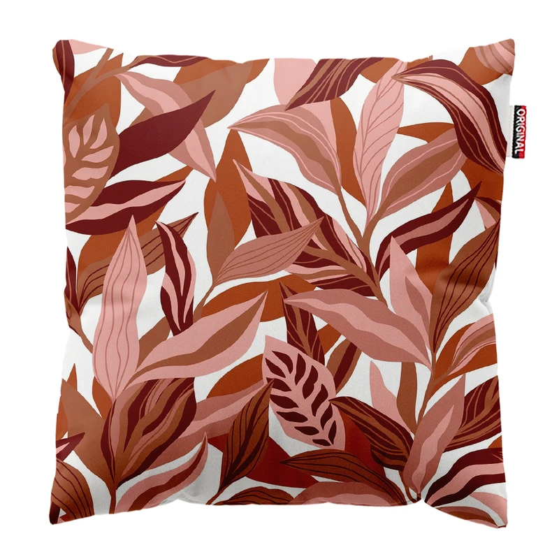 کوسن پاد آفرین مدل گل و برگ کد PK402976 سایز 40*40 سانتی متر