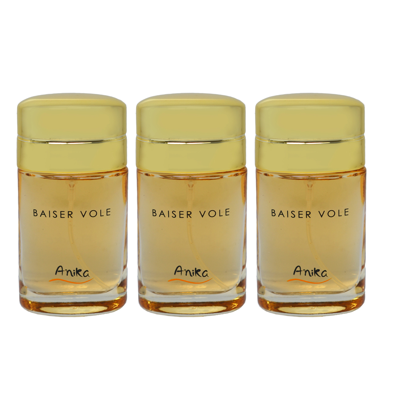 عطر جیبی زنانه آنیکا مدل BASER VOLE حجم 25 میلی‌لیتر مجموعه 3 عددی