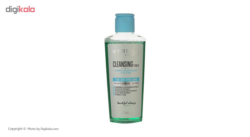 تونر پاک کننده صورت مای رئال اُ مدل ALoevera حجم 135 میلی لیتر تونر پاک کننده صورت مای رئال اُ مدل ALoevera حجم 135 میلی لیتر