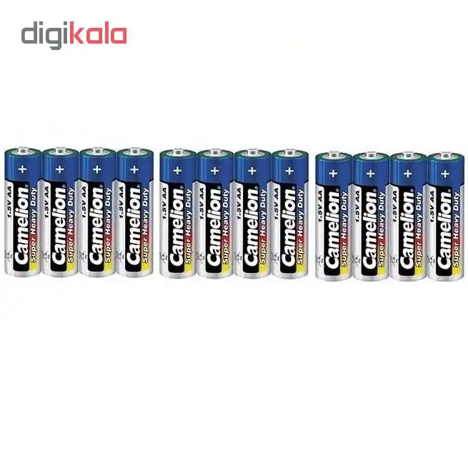 باتری قلمی کملیون مدل Super Heavy Duty بسته 12 عددی