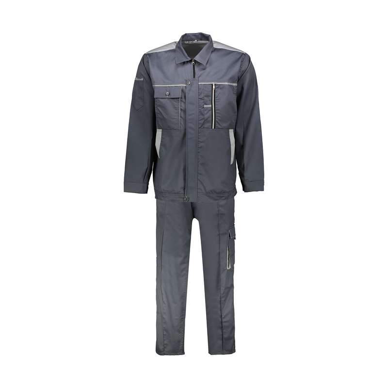 لباس کار کد S1 مدل سناتور رنگ طوسی