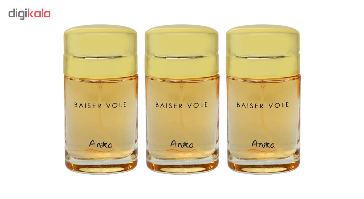 عطر جیبی زنانه آنیکا مدل BASER VOLE حجم 25 میلی‌لیتر مجموعه 3 عددی