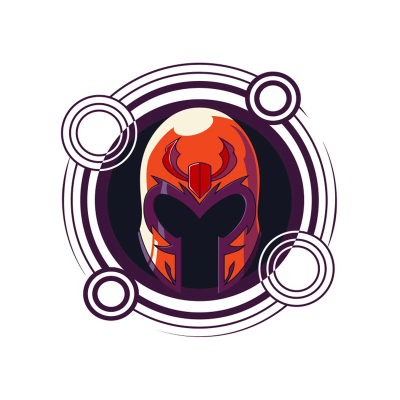 استیکر تزئینی موبایل طرح Magneto Marvel مدل STM1009