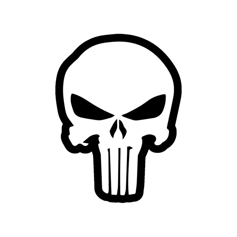 استیکر تزئینی موبایل طرح Punisher Marvel مدل STM1014