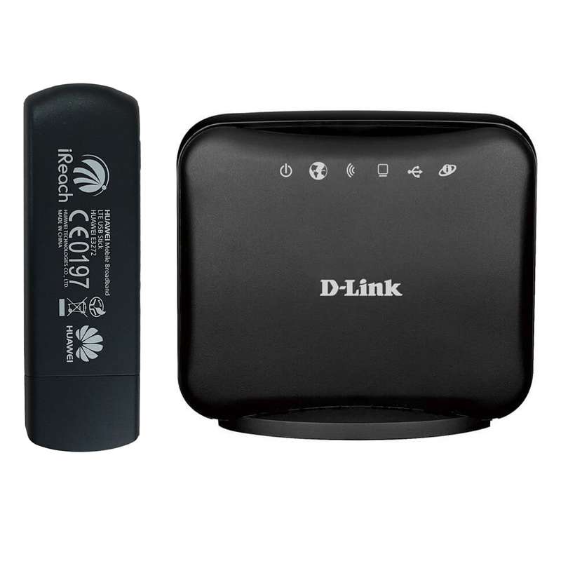 مودم 4G هوآوی مدل E3272 به همراه روتر دی-لینک