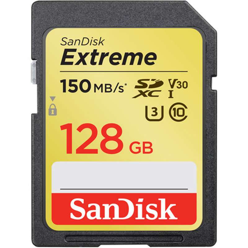 کارت حافظه SDXC سن دیسک مدل Extreme Pro V30 کلاس 10 استاندارد UHS-I سرعت 150mbps ظرفیت 128 گیگابایت کارت حافظه SDXC سن دیسک مدل Extreme Pro V30 کلاس 10 استاندارد UHS-I سرعت 150mbps ظرفیت 128 گیگابایت