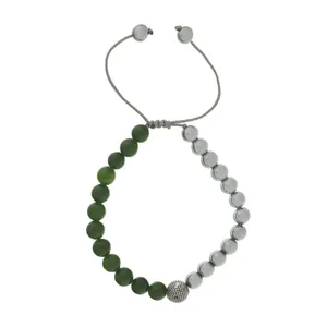 دستبند نقره شاینی کد N103